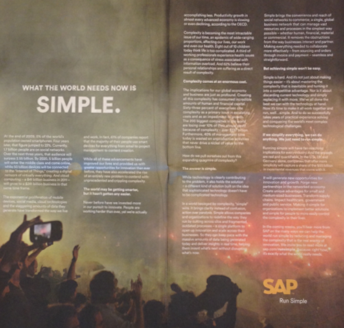 SAP - Not Simple.